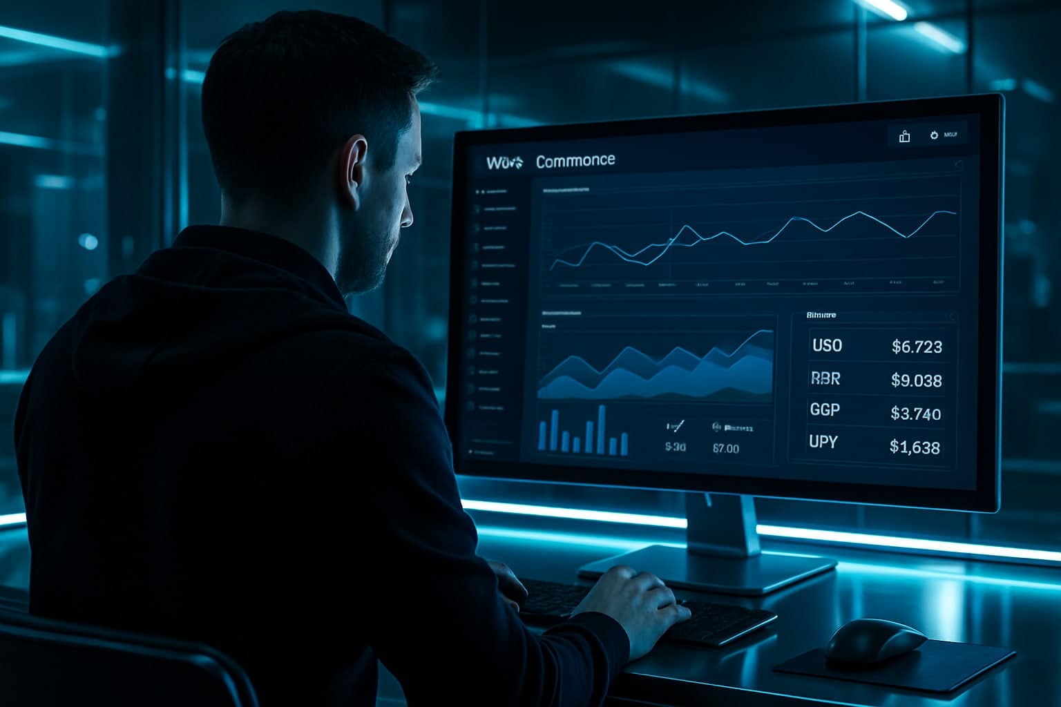 Tableau de bord WooCommerce avec plugin multi devises et conversion par géolocalisation