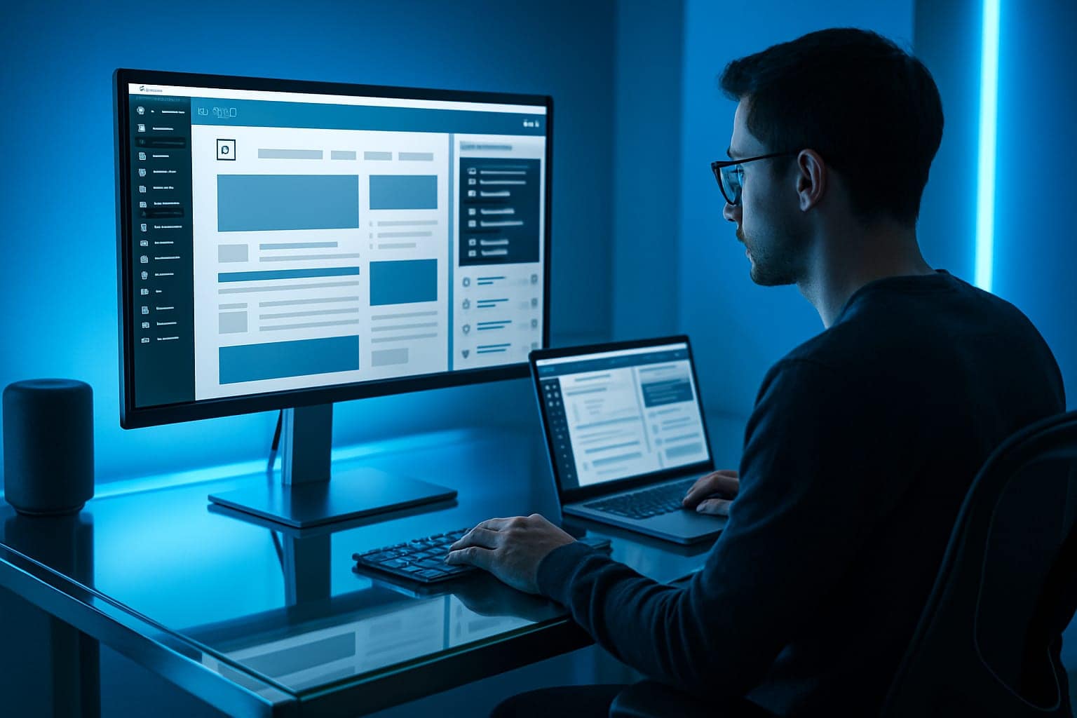 Personnalisation WordPress avec thèmes et éditeur de site en studio high-tech