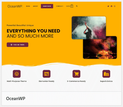 Thème WordPress OceanWP